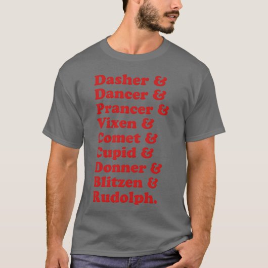 Geschenk Rein Names T-Shirt (Vorderseite)