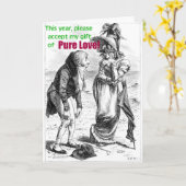 Geschenk reine Liebe - Romantik - Humorvoll Karte (Gelbe Blume)