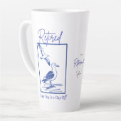 Geschenk Rentner-Reisemug Milchtasse (Linke Ecke)