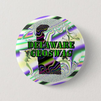Geschenk-Schatz-Knöpfe Delawares Geoswag Button