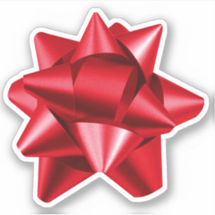 Geschenk-Schleife Aufkleber verschiedene Größe