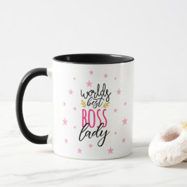 Geschenk schwarze rosa niedliche Weltbestes Tasse