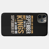 Geschenk September | Könige sind im September 07 G Case-Mate iPhone Hülle (Rückseite (Horizontal))