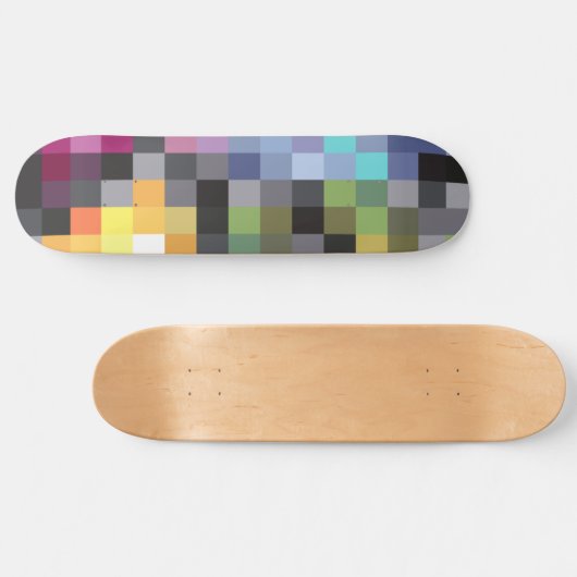 Geschenk - Skateboard Pixel Art (Horizontal)