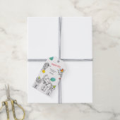 Geschenk Tag 5 Jahrestag Party Geschenkanhänger (Mit Garn)