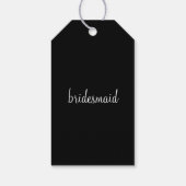 Geschenk-Tag - Brautjungfrau Geschenkanhänger (Rückseite)