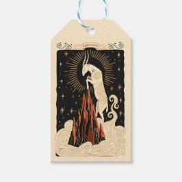 Geschenk Tag Capricorn Celestial Zodiac Art Geschenkanhänger