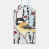Geschenk Tag Chickadee Geschenkartikel Geschenkanhänger (Vorderseite)