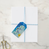 Geschenk-Tag für die ultimative Bike-Reise Geschenkanhänger (Mit Garn)