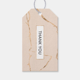 Geschenk-Tag für Rosa und Goldmarmor / Liebesmarke Geschenkanhänger