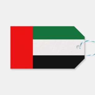 Geschenk-Tag mit Flagge der VAE Geschenkanhänger