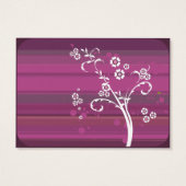 Geschenk-Tag - Pflaumenblätter (Rückseite)