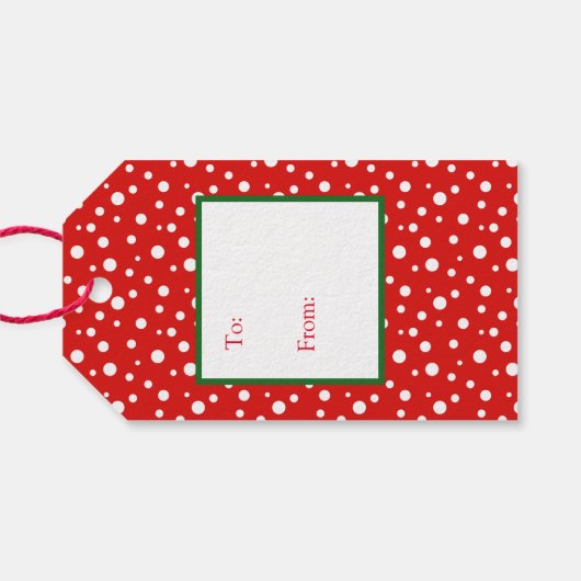 Geschenk Tag Weihnachten Schneemann Geschenkanhänger (Rückseite Horizontal)