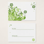 Geschenk-Tag - Wilde Blume (Vorne & Hinten)