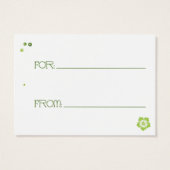 Geschenk-Tag - Wilde Blume (Rückseite)