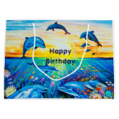 Geschenk-Tasche glatt Große Geschenktüte (Vorderseite)