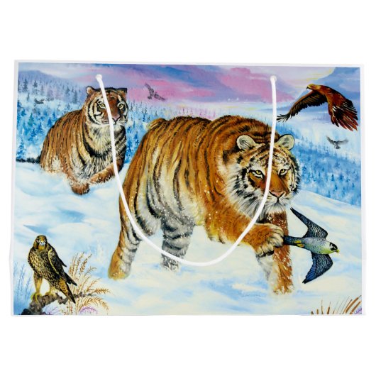 Geschenk-Tasche glatt Große Geschenktüte (Rückseite)