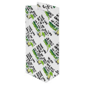 GESCHENK-TASCHEN - LEBEN, LIMON, SALZ, TEQUILA! GESCHENKTÜTE FÜR WEINFLASCHEN (Rückseite Schrägansicht)