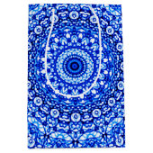 Geschenk-Taschen-Mandala Mehndi Art G403 Mittlere Geschenktüte (Vorderseite)