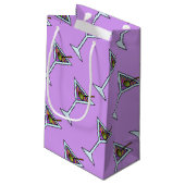 GESCHENK-TASCHEN - MARTINI-ENTWURF KLEINE GESCHENKTÜTE (Rückseite Schrägansicht)