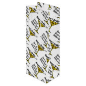 GESCHENK-TASCHEN - MITTLERE oder SELTENE Geschenktüte Für Weinflaschen (Rückseite Schrägansicht)