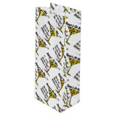 GESCHENK-TASCHEN - MITTLERE oder SELTENE Geschenktüte Für Weinflaschen (Vorderseite Schrägansicht)