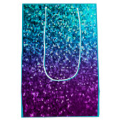 Geschenk-Taschen-Mosaik-Schein-Beschaffenheit Mittlere Geschenktüte (Rückseite)