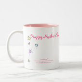 Geschenk-Tasse der TAG der MUTTER Zweifarbige Tasse (Links)
