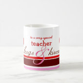 Geschenk-Tasse des Valentines Tagesfür Lehrer Kaffeetasse (Mittel)