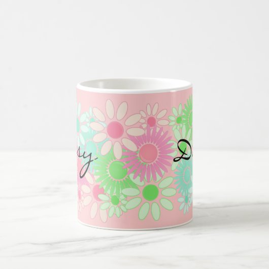 Geschenk-Tassen-Gänseblümchen-personalisiertes Kaffeetasse (Mittel)