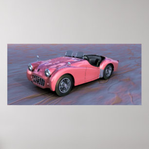 Geschenk TriumphTr3-3gtr Poster