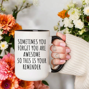 Geschenk über lange Distanz, positive Vibes, tägli Tasse