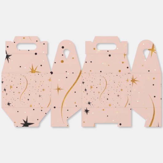 Geschenk und Glanz - Handgriff Geschenkboxen Geschenkschachtel (Ungeklappt)