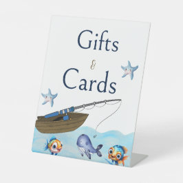 Geschenk und Karten für Fischereifahrzeuge Sockelschild