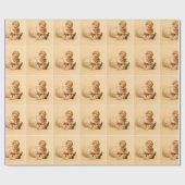 Geschenk-Verpackung - Baby-Puppen Geschenkpapier (Flach)