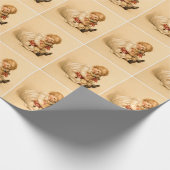 Geschenk-Verpackung - Baby-Puppen Geschenkpapier (Ecke)