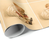 Geschenk-Verpackung - Baby-Puppen Geschenkpapier (Rolleneckpunkt)