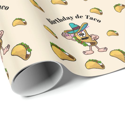 Geschenk-Verpackung Birthday de Taco Geschenkpapier (Rolleneckpunkt)