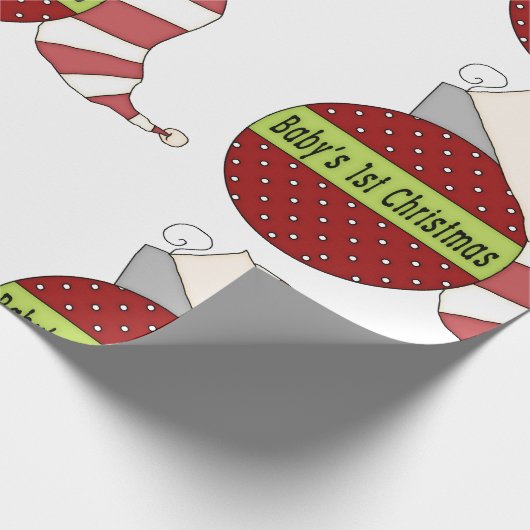 Geschenk-Verpackung des Babys erste Geschenkpapier (Ecke)