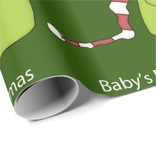 Geschenk-Verpackung des Babys erste Geschenkpapier (Rolleneckpunkt)