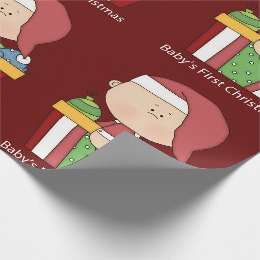 Geschenk-Verpackung des Babys erste Geschenkpapier (Ecke)
