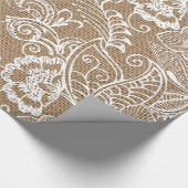 Geschenk-Verpackung des Spitze-u. Geschenkpapier (Ecke)