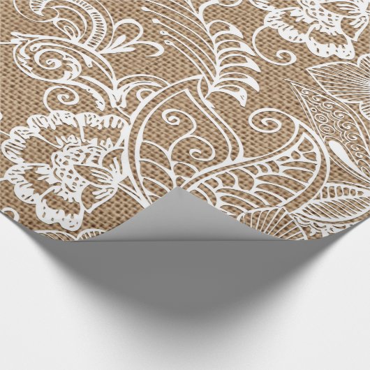 Geschenk-Verpackung des Spitze-u. Geschenkpapier (Ecke)