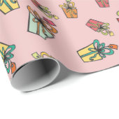 Geschenk-Verpackung Geschenkpapier (Rolleneckpunkt)