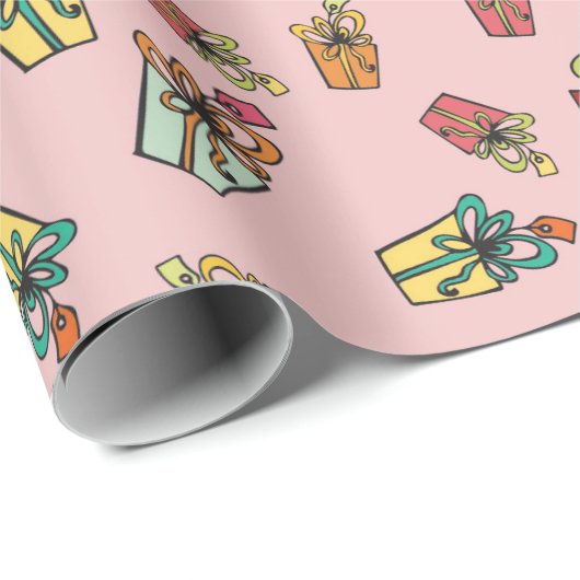 Geschenk-Verpackung Geschenkpapier (Rolleneckpunkt)