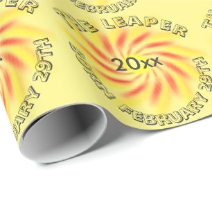 Geschenk-Verpackung - Leaper-Geburtstag Geschenkpapier