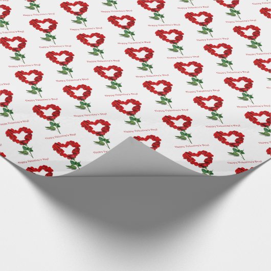 Geschenk-Verpackung Rosen-Blumenblattglückliche Geschenkpapier (Ecke)