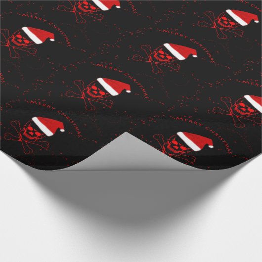 Geschenk-Verpackung/Schädel Geschenkpapier (Ecke)