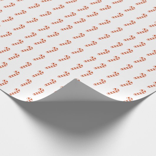 Geschenk-Verpackung - Zuckerstangen Geschenkpapier (Ecke)