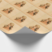 Geschenk-Verpackung - zwei Kätzchen Geschenkpapier (Ecke)